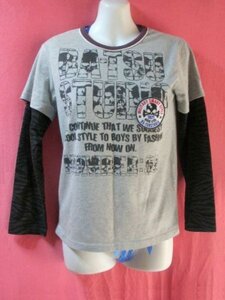 ＵＳＥＤ キッズ BA-TSUSTUDIO Ｔシャツ 140 グレー