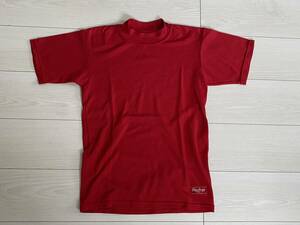 ★アシックス Rawlings ローリングス 160サイズ 少年用 半袖Tシャツ ベースボール 野球 赤★