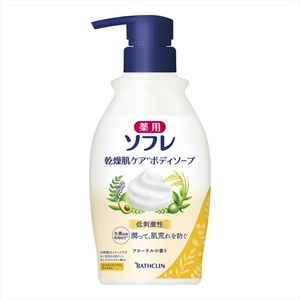 薬用ソフレ乾燥肌ケアボディソープ450mL