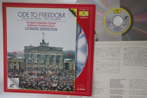 LASERDISC Leonard Bernstein Ode To Freedom POLG9069 DEUTSCHE /00600