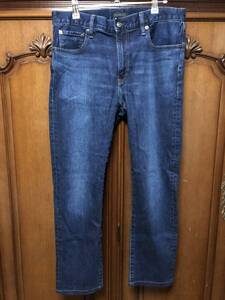 UNIQLO JEANS ユニクロジーンズ KAIHARAデニム サイズ31 ストレッチ素材 色落ちUSED加工