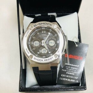 【カシオ】 ジーショック G-STEEL 新品 電波ソーラー ブラック GST-W310-1AJF 腕時計 男性 未使用品 CASIO メンズ