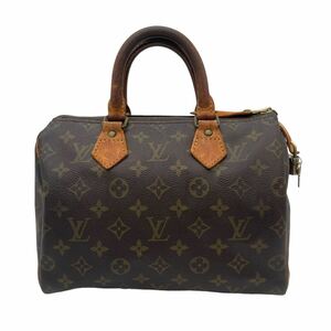 LOUIS VUITTON モノグラム スピーディー30 ミニボストン ハンドバッグ カデナ付き 1スタ(1円スタート)