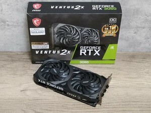 NVIDIA MSI GeForce RTX3060 12GB VENTUS 2X OC 【グラフィックボード】