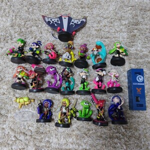 amiibo　スプラトゥーン　20体　+小物ギア1点+ロッカー1点