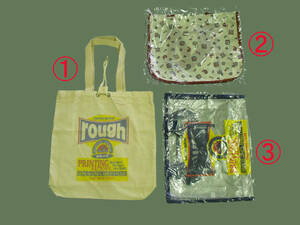 ☆　 ROUGH NATURAL CHARM　BAG3点セット　新品　　非売品