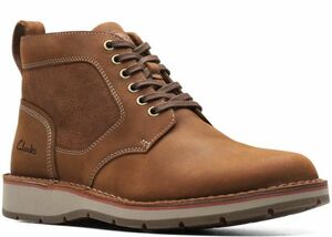 送料無料 Clarks 28cm チャッカ ブーツ スニーカー タン ブラウン レザー ビジネス ローファー ワーク スーツ フォーマル JJJ JJJ330