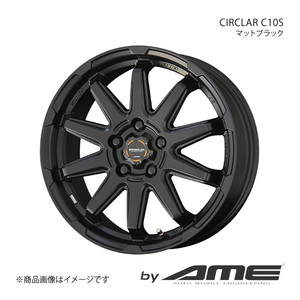 CIRCLAR C10S アルミホイール1本 ブーン M7#0S(2016/4～)【16×6.0J 4-100 +40 マットブラック】 共豊