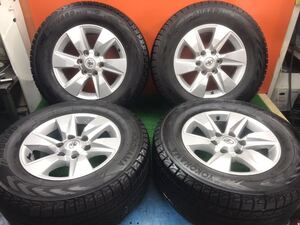 6r-305)冬 265/65R17 YOKOHAMA Ice Guard G075 2022年 8-8.5分山 プラド150系純正