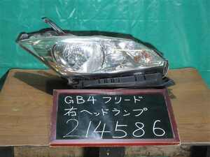 【214586】【B】ホンダ　フリード　GB4　右ヘッドライト　HID　コイト 100-62054　テスト済　中古