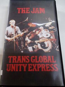 DV5/国内版中古VHS☆ザ・ジャム(THE JAM)「ライブ’82(トランス・グローバル・ユニティ・エクスプレス)」☆カラー30分☆解説ライナーつき