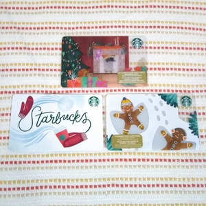 STARBUCKS スターバックスカード 北米版2018年クリスマス3枚セットC☆新品 未使用 未登録☆コレクターズアイテム