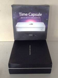 ★Apple Time Capsule 802.11n Wi-Fi ハードディスクドライブ 500GB ワイヤレスバックアップ 外箱付 通電OK 2007年製 ※現状品O★