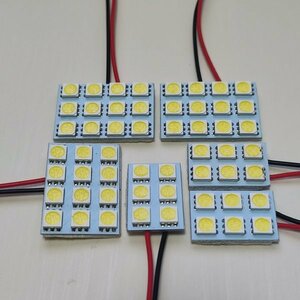 LA100/110S ムーヴカスタム 超爆光! T10 LED ルームランプ 6個セット ホワイト ダイハツ /s12/s6