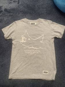 正規 NEIGHBORHOOD ONE THIRDネイバーフッドKIDS 子供 Tシャツ 150 グレー シャークプリント