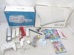 【まとめ売り 中古品】 ゲーム Wii U 本体 WUP-001 8GB 動作品 ソフト 大乱闘スマッシュブラザーズ WiiU 等 グッズセ