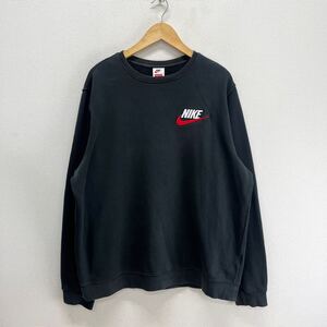 Supreme × NIKE シュプリーム ナイキ BQ3767-010 18AW Crewneck Sweatshirt スウェット トレーナー ロゴ L 10120914