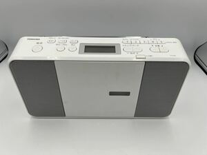 CDラジオプレーヤー　東芝 TOSHIBA ラジオ CD スリープタイマー　ＴＹ- C２５１　ホワイト　白　ホワイト家電