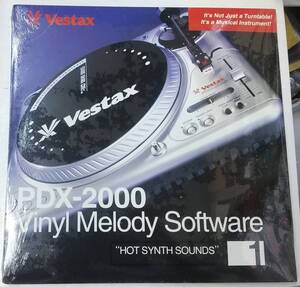 【未使用品】Vestax(ベスタックス) / Vinyl Melody Software ① (Hot Synth Sounds)　ヴァイナル