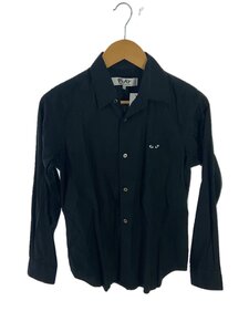 PLAY COMME des GARCONS◆長袖シャツ/L/コットン/BLK