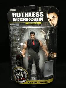 JAKKS：WWE RUTHLESS AGGRESSION SERIES 31 ケビン・ソーン w/ジャケット（未開封品）