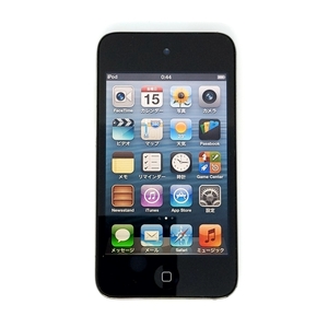 動作品★Apple iPod touch A1367 32GB ブラック 第4世代 アップル デジタルMP3オーディオプレーヤー デジタルウォークマン No.1