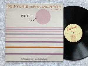 【送料無料・UK盤LP】DENNY LAINE WITH PAUL McCARTNEY★「IN FLIGHT」