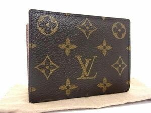 1円 ■美品■ LOUIS VUITTON ルイヴィトン M60530 モノグラム ジャポンサンガプール 二つ折り カードケース 名刺入れ ブラウン系 FD1230