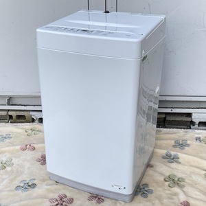 送料無料 展示品 山善 全自動電気洗濯機 【中古】 YAMAZEN YWM-60 脱水6kg 2024年製 115041 B/21829