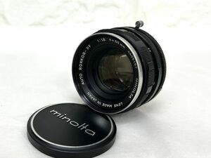 MINOLTA ミノルタ AUTO ROKKOR-PF 1:1.8 f=55mm 動作未確認 レンズ 中古 fah 5K364