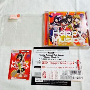 帯、カード付 ★★★ D4DJ Happy Around! Happy Music♪ 初回生産限定盤 CD + BD ★★ Peaky P-key Merm4id Photon Maiden 燐舞曲 RONDO