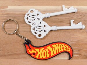 ◆送料\110◆【HOT Wheels・ホットウィール】※《企業ロゴ・ラバーキーホルダー》　アメリカン雑貨　キーリング　RC014