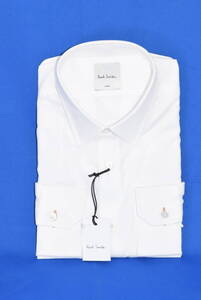 ☆新品未使用☆Paul Smith ドレスシャツ 長袖シャツ ストレッチ☆ホワイト☆Lサイズ 肩幅46㎝ 身幅56㎝ 袖丈62㎝ 着丈79㎝☆定価19,800円