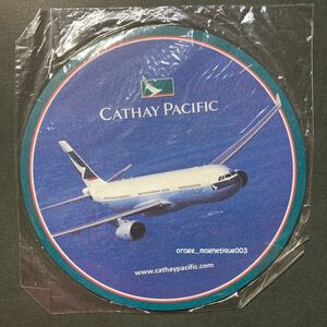 キャセイパシフィック航空 マウスパッド☆未使用 CX 航空会社 CPA 航空グッズ 香港 Cathay Pacific Airlines