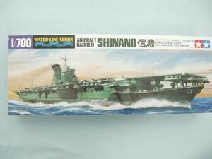 タミヤ 215 WATER LINE SERIES 1/700 日本航空母艦 信濃