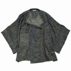 ISSEY MIYAKE イッセイ ミヤケ 着物 羽織り コート 80s 筆タグ ヴィンテージ 9 カーキ