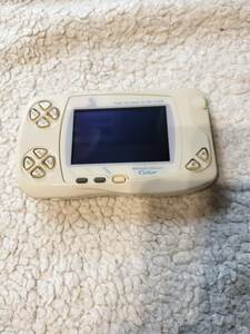 【中古】BANDAI バンダイWonderSwan ワンダースワン カラー WSC-001 FF同梱版　通電、動作確認済み