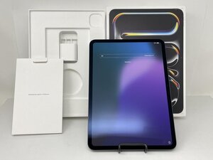 F28【超美品・保証有】 iPad Pro 11インチ 第5世代 (M4) 標準ガラス搭載 256GB Wi-Fi スペースブラック