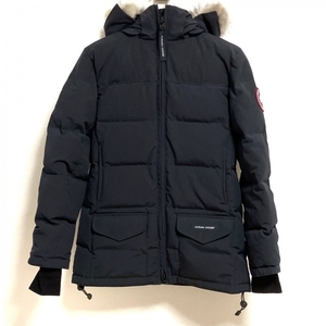 カナダグース CANADA GOOSE ダウンジャケット サイズXS 3034L - 黒 レディース 長袖/コヨーテ/冬 ジャケット