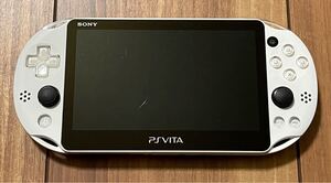 【ドリフト現象有】 PlayStation Vita Wi-Fiモデル グレイシャー・ホワイト PCH-2000ZA22