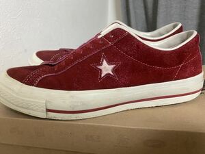 東京限定 日本製 TimeLine CONVERSE ONE STAR RED 27.5センチ コンバース タイムライン ワンスター