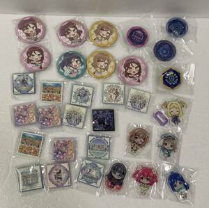 まとめ売り 幻日のヨハネ ラブライブ Aqours スクエア缶バッジ アクリルスタンド 果南 ダイヤ ルビィ 桜内梨子 花丸 小原鞠莉 