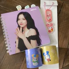 TWICE Mina ノートセット ストラップ付き