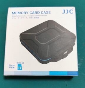 JJC 軽量 Micro SD カードケース Micro SD/TF/MSDカード x16枚 収納ケース 厚さ16.4mm 耐圧 耐衝撃 防水 防塵 携帯便利 リストストラップ付