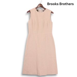 Brooks Brothers ブルックスブラザーズ 秋冬 ロロピアーナ ベビー キャメル100％ ノースリーブ ワンピース Sz.0 レディース　K4T02272_C#E