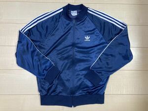 80’s ビンテージ ATPタグ■adidas トラックジャケット■USA製 ジャージ vintage トレフォイルロゴ アディダス