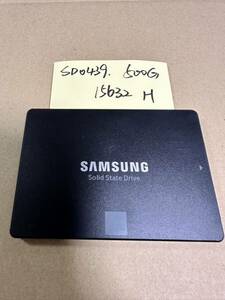 SD0439【中古動作品】SAMSUNG 内蔵 SSD 500GB /SATA 2.5インチ動作確認済み 使用時間 15632H