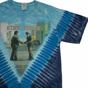 00s ビンテージ GILDAN ボディ PINK FLOYD 両面プリント バンドTシャツ タイダイ染 ピンクフロイド ギルダン バンドT