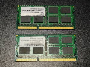 panram DDR3 PC3-12800 8GBx2枚 合計16GB 中古品 