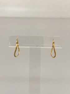 agete◆ピアス/オールK18フープピアス/計1.0g/GLD/レディース/14144112032